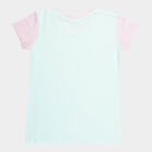 Girls Cotton T-Shirt, Light Green, small image number null