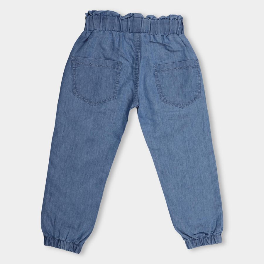 Girls' Jeans, मध्यम नीला, large image number null