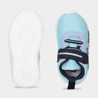 Boys' Light Blue Velcro Strap Sneakers, नीला, small