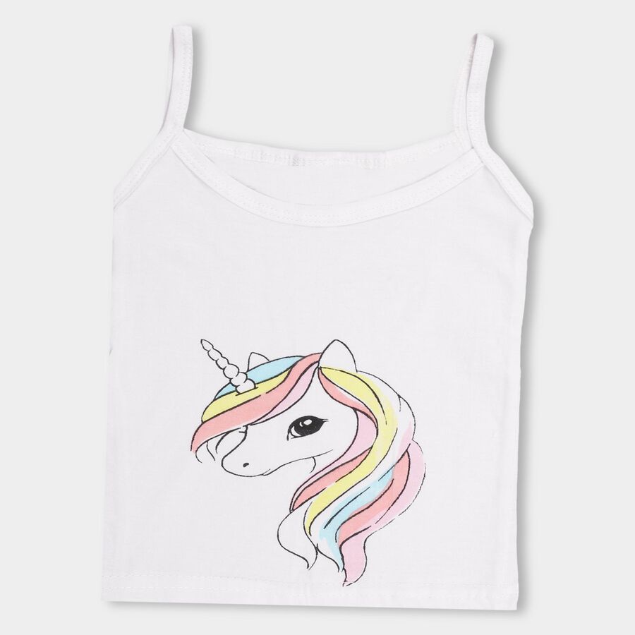 Infants' 100% Cotton Vest, White, large image number null