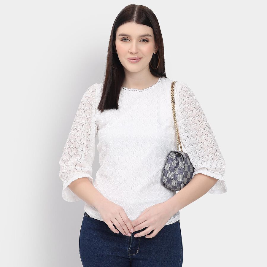 Ladies' Top , Off White, large
