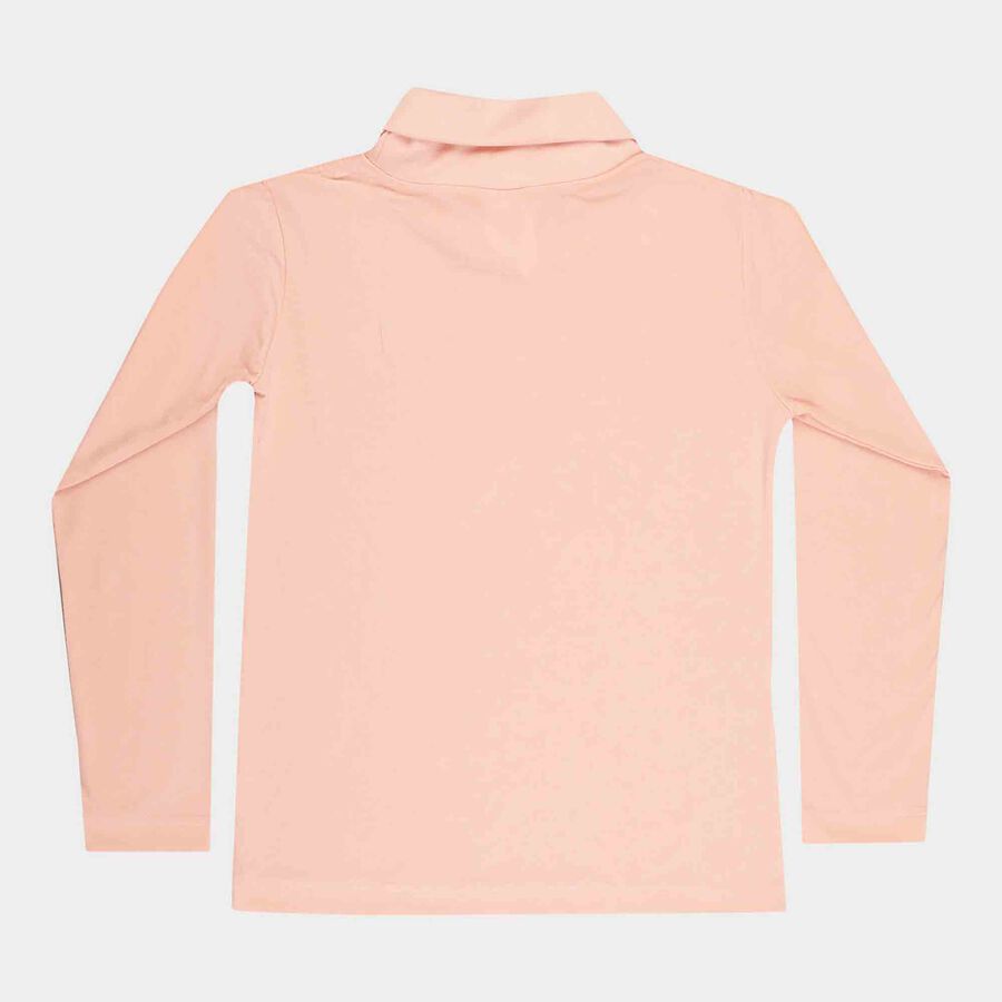 Girls Solid Top, Pink, large image number null