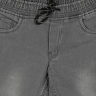 Boys Grey Straight Fit Washed Jeans, Light Grey, small