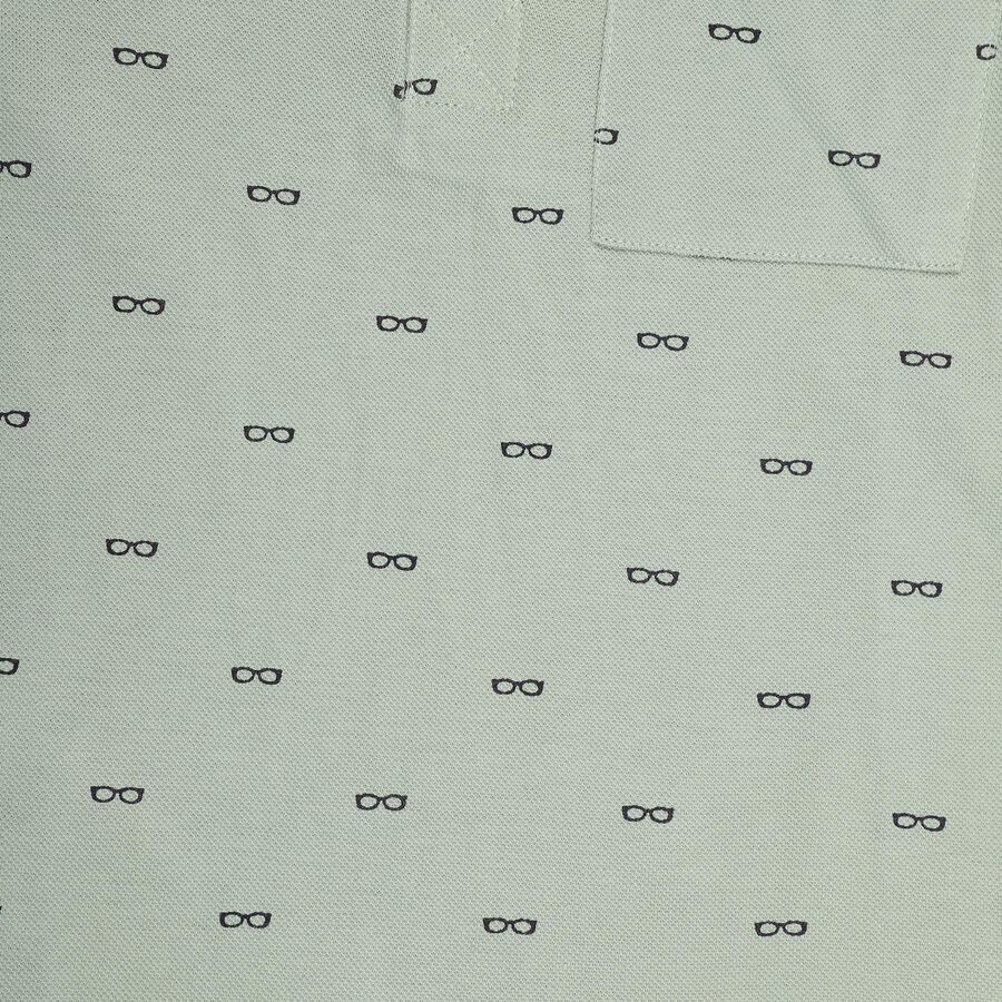 Boys' 100% Cotton Half Sleeves T-Shirt , Light Green, large image number null