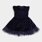 Girls' Frock , Navy Blue, small image number null