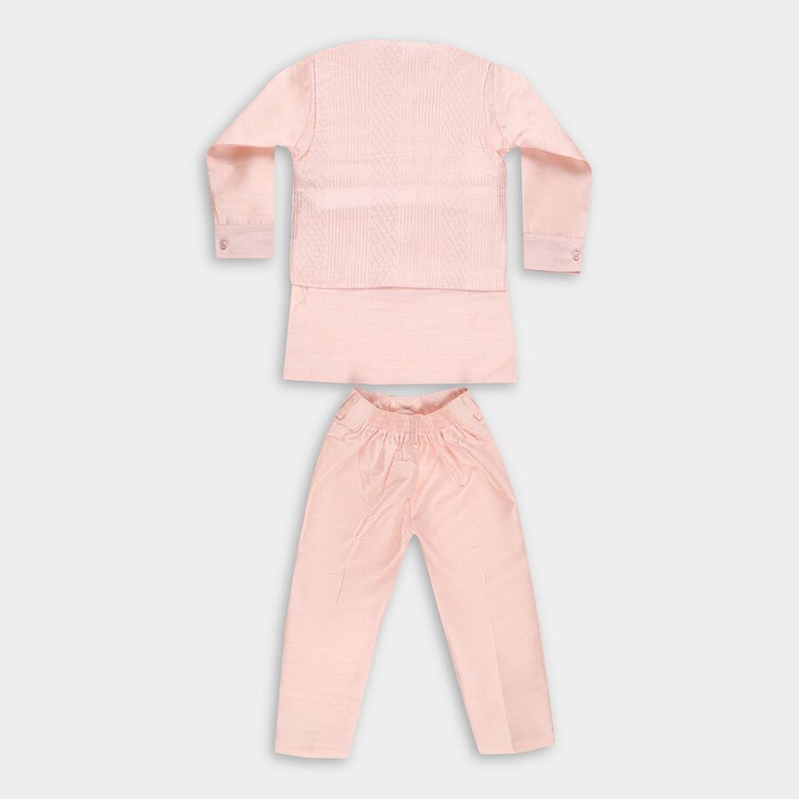 Boys' Kurta Pyjama, Pink, large image number null