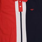 Boys Red Cotton Round Neck Casual T-Shirt, Red, small