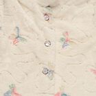 Girls Snow White High Neck Casual Jacket, White, small image number null