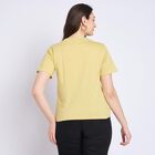 Ladies' 100% Cotton Round Neck T-Shirt , Khaki, small image number null