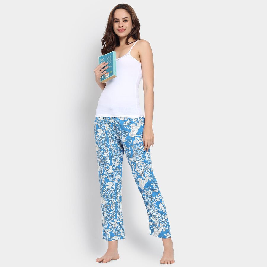 Ladies' Pyjama, Mid Blue, large image number null