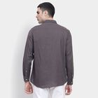 Men's 100% Cotton Casual Shirt, गहरा ग्रे, small image number null