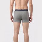 Men's Navy Blue Regular Fit Solid Trunks, नेवी ब्लू, small