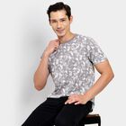 Men's 100% Cotton Round Neck Half Sleeves T-Shirt, Dark Grey, small image number null
