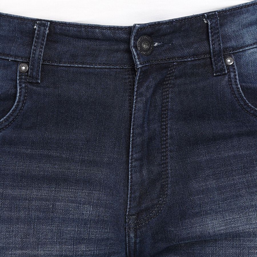 Men's Slim Fit Jeans , Dark Blue, large image number null
