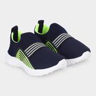 Boys' Navy Blue Slip-On Sneakers, नीला, small