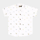 Boys Cotton Casual Shirt, ऑफ व्हाइट, small image number null