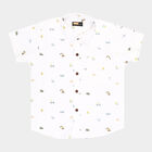 Boys Cotton Casual Shirt, Off White, small image number null