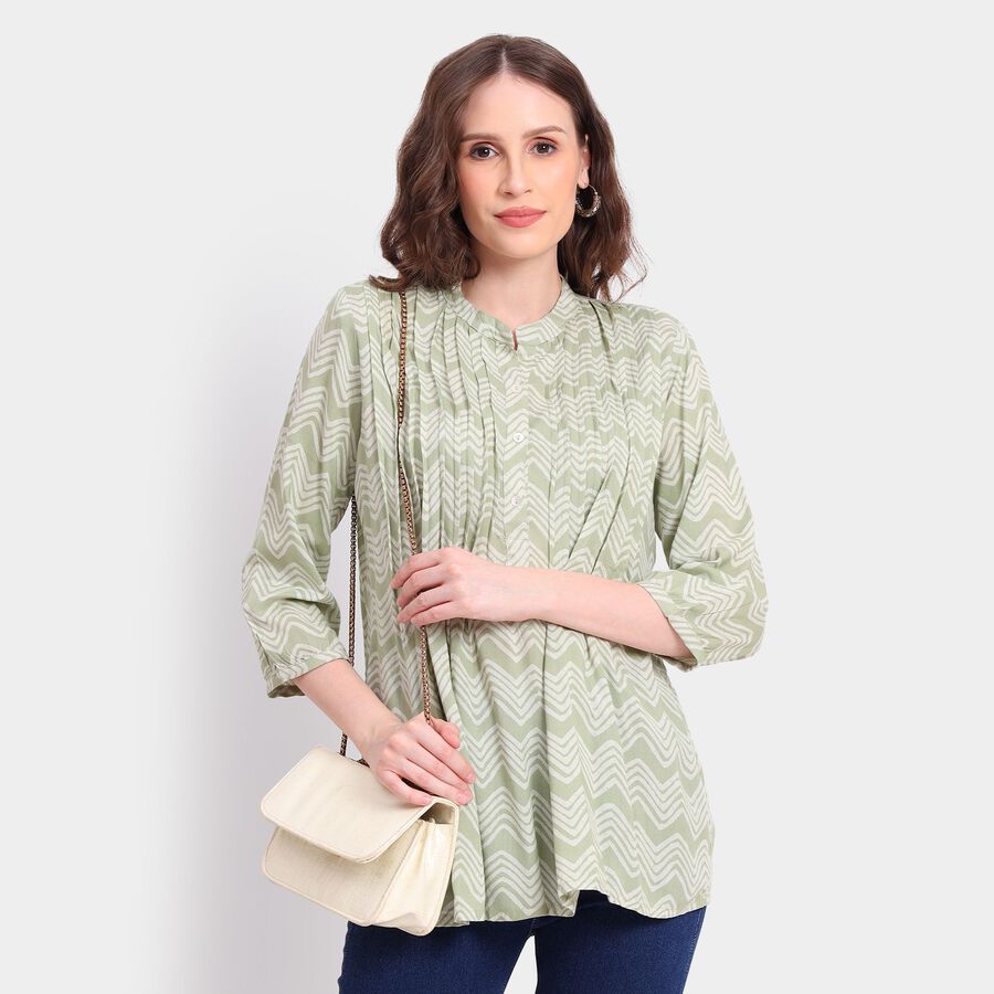 Ladies' Kurta, हल्का हरा, large image number null