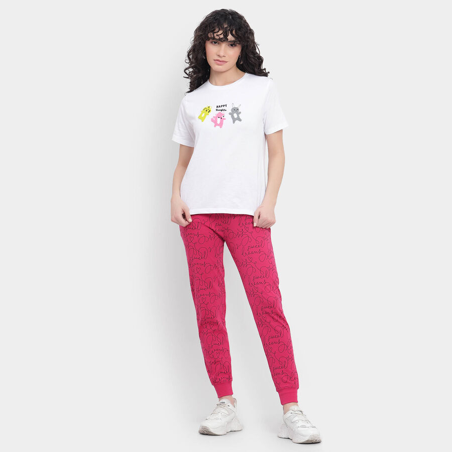 All Over Print Pyjama, Fuchsia, large image number null