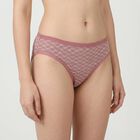 Women's Lilac Regular Fit Printed Panty, Lilac, small