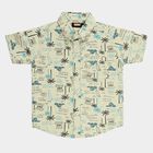 Boys' 100% Cotton Casual Shirt, Light Green, small image number null