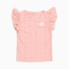 Girls' T-Shirt, हल्का गुलाबी, small image number null
