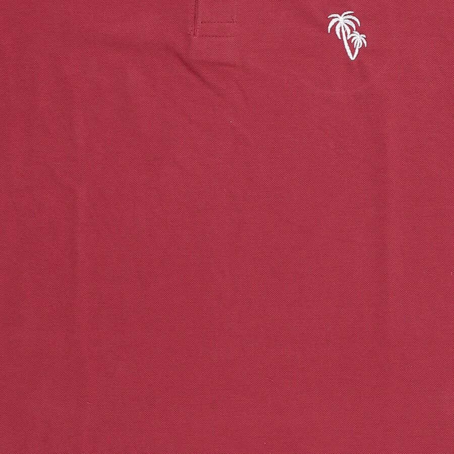 Boys' Half Sleeves T-Shirt, Pink, large image number null