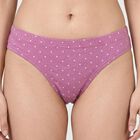 Women's Assorted Regular Fit Polka Dot Panty, चुनिंदा, small