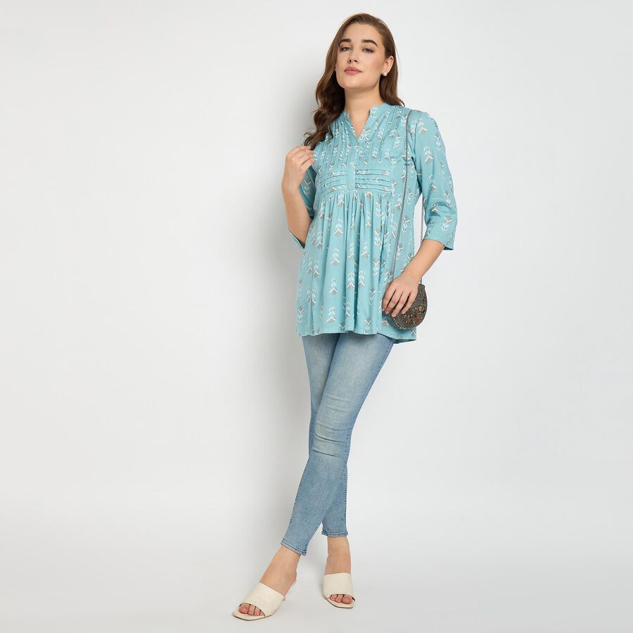 Ladies' Kurta , हल्का नीला, large image number null