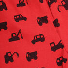 Infants Cotton Printed Pyjama, Red, small image number null