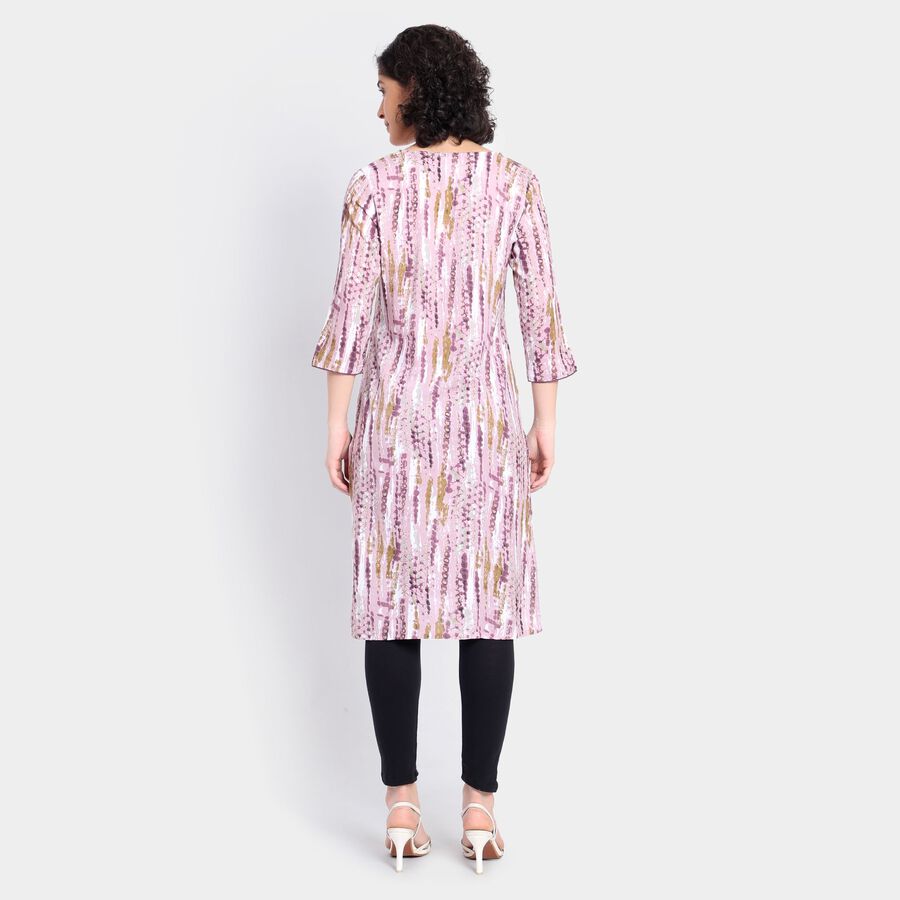 Ladies' Kurta, हल्का गुलाबी, large image number null