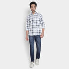 Cotton Checks Casual Shirt, White, small image number null