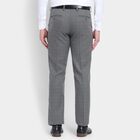 Men's Slim Fit Formal Trousers , गहरा ग्रे, small image number null