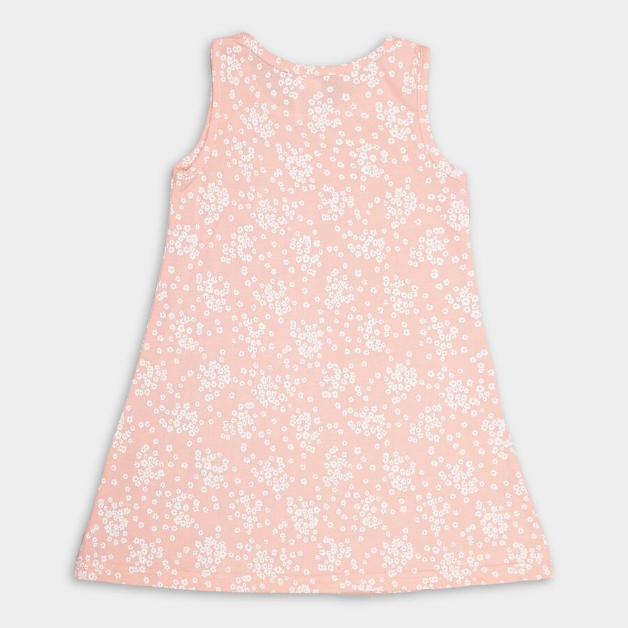 Girls' Frock , हल्का गुलाबी, large