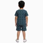 Boys' Night Suit, मध्यम नीला, small image number null