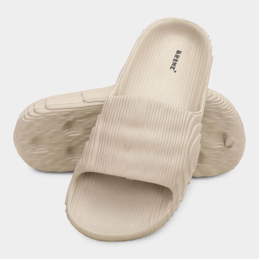 Men's Slipper, Beige, large image number null