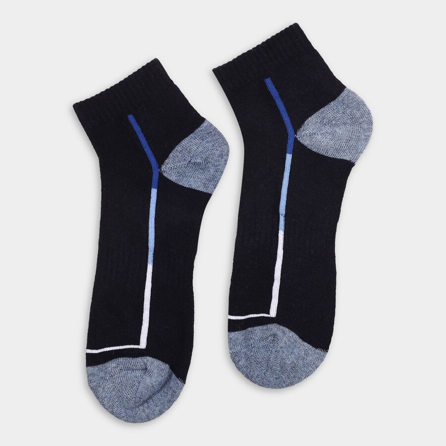 Men's Socks (Pack of 3), White, large