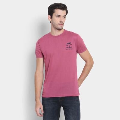 Men's Round Neck Half Sleeves T-Shirt 
