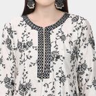 Ladies' Kurta, ऑफ व्हाइट, small image number null