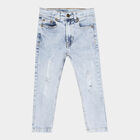 Boys Slim Fit Jeans, Light Blue, small image number null