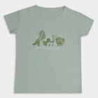 Girls' T-Shirt, हल्का हरा, small image number null
