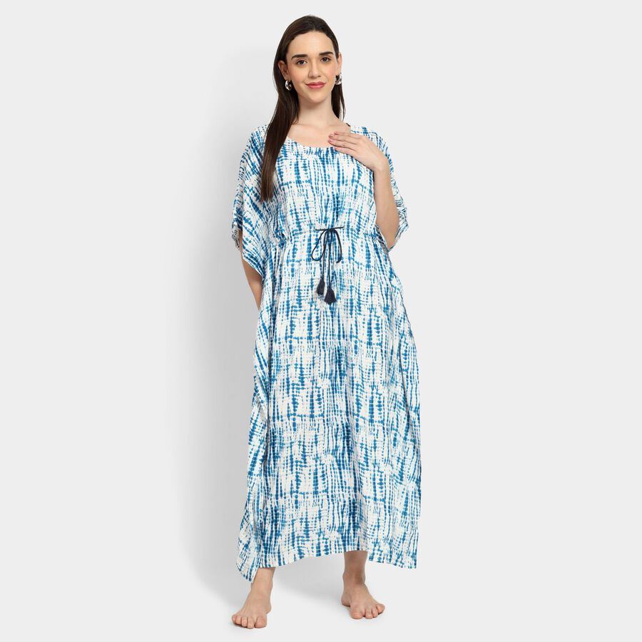 Ladies' Nighty, Light Blue, large image number null