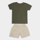 Infant Boys' 100% Cotton Baba Suit, ओलिव, small image number null