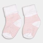Infant's Socks (Pack of 2), Peach, small image number null