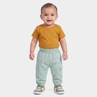 Infants' Mint Green Jogger Fit Polka Dot Cargo Pocket Pyjama, हल्का हरा, small