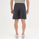 Men's Grey Regular Fit Placement Printed Bermuda Shorts, Dark Grey, small image number null