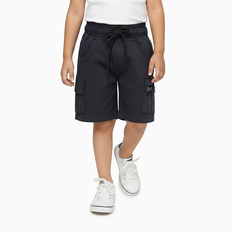 Boys' Bermuda, Dark Grey, large image number null