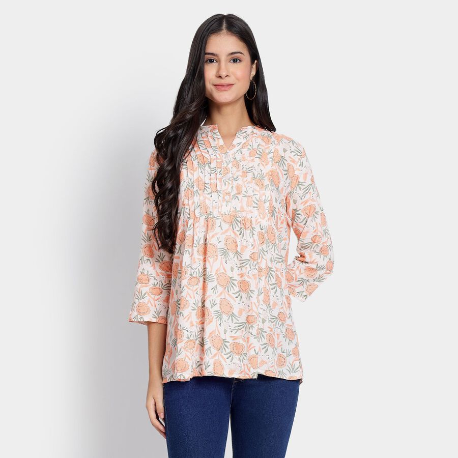 Ladies' Kurta, पीच, large image number null