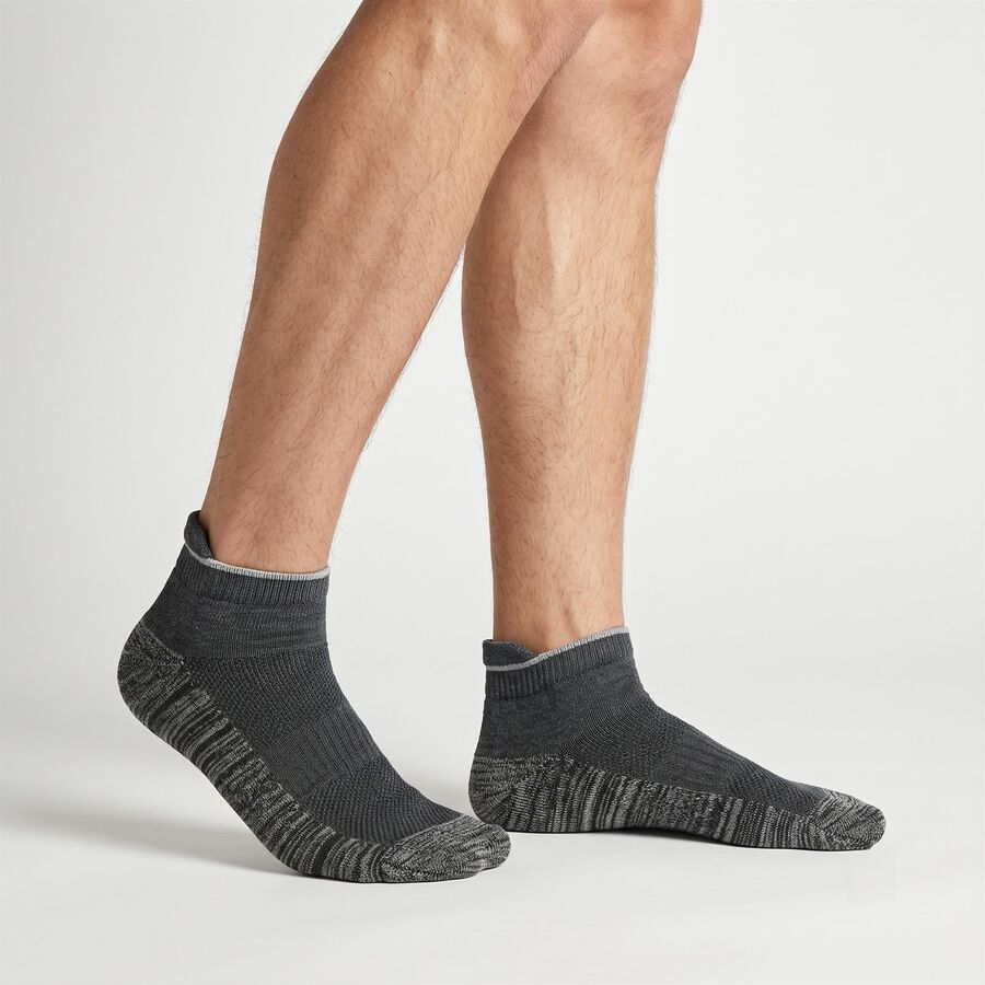 Men Ankle Length Regular Fit Pack of 3 Socks ( Black, Blue, Charcoal ), हल्का नीला, large