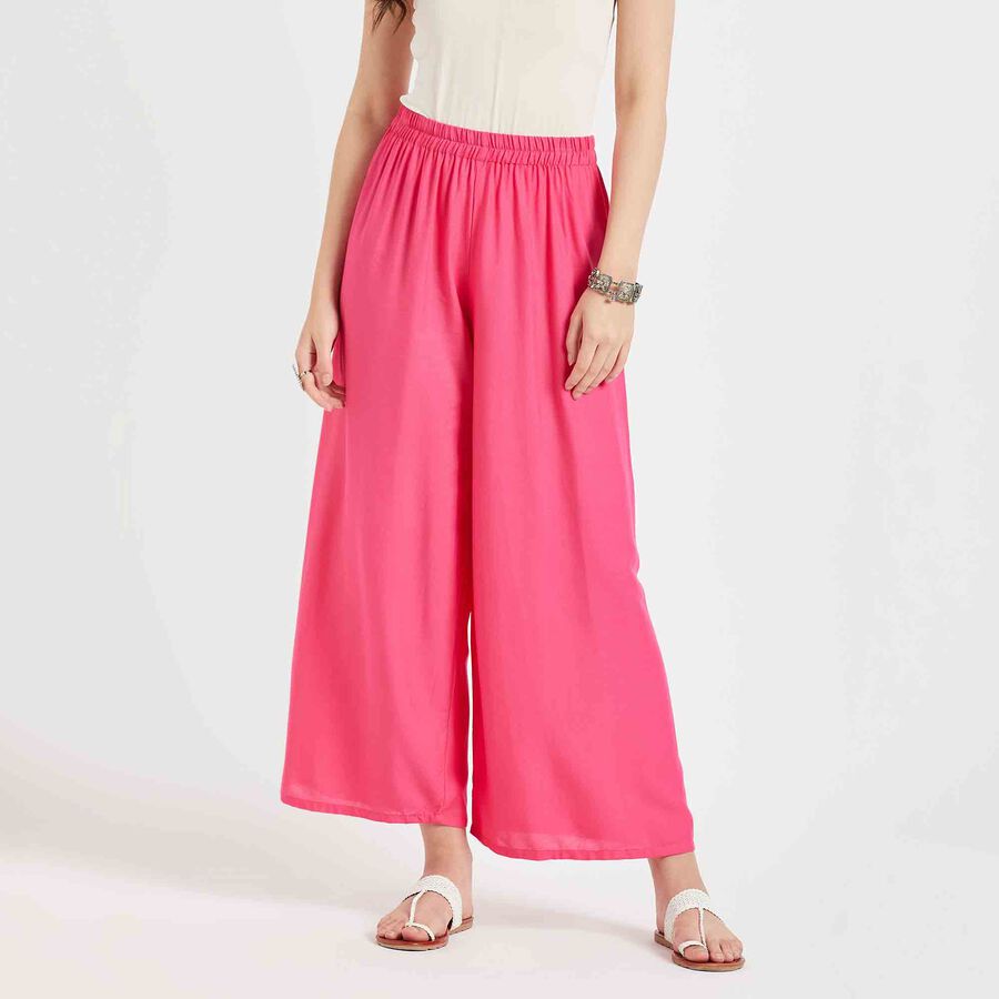 Solid Palazzo, Fuchsia, large image number null